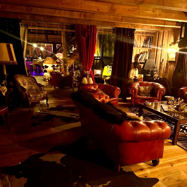 Espace détente du chalet